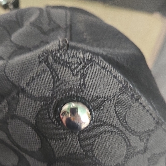*SALE PRICE Coach Signature Black and Gray Satchel - Picture 5 of 15